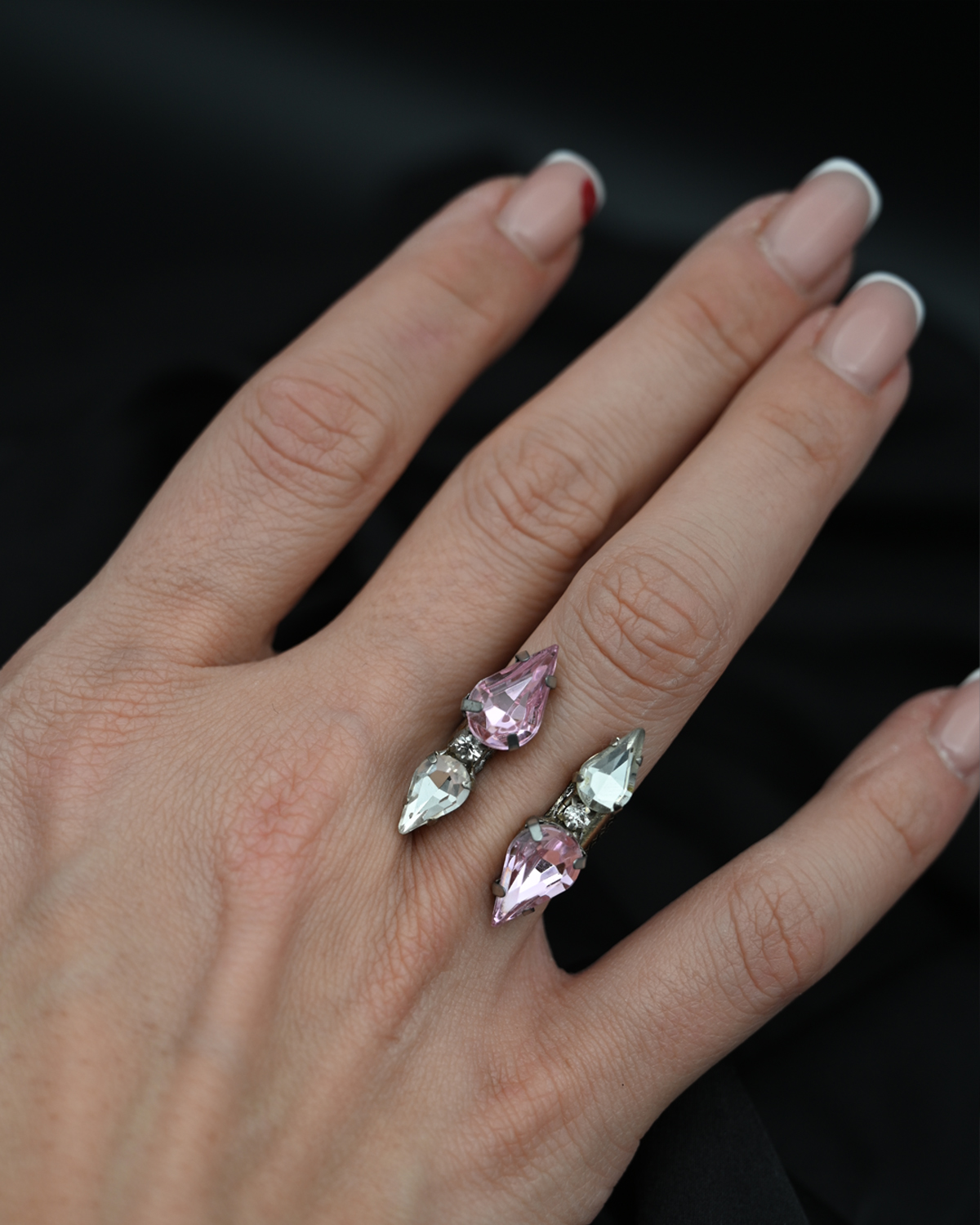 Ръчно изработен отворен пръстен "Glamoratti"