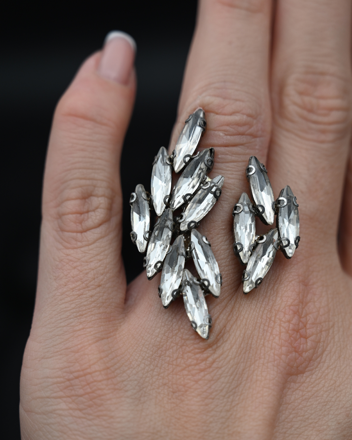 Асиметричен пръстен "Glamoratti"